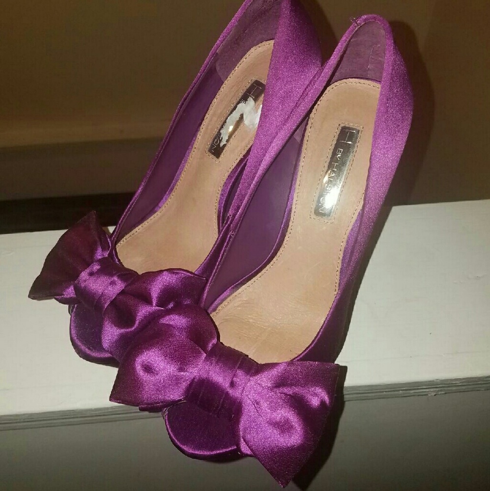 H by Halston Stiletto (Plum)